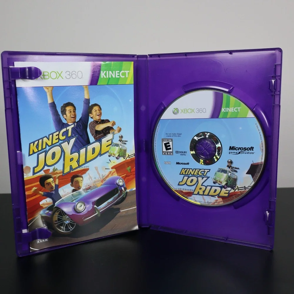 Kinect Joy Ride (Xbox 360, 2010) CIB Tested and Working Video Game